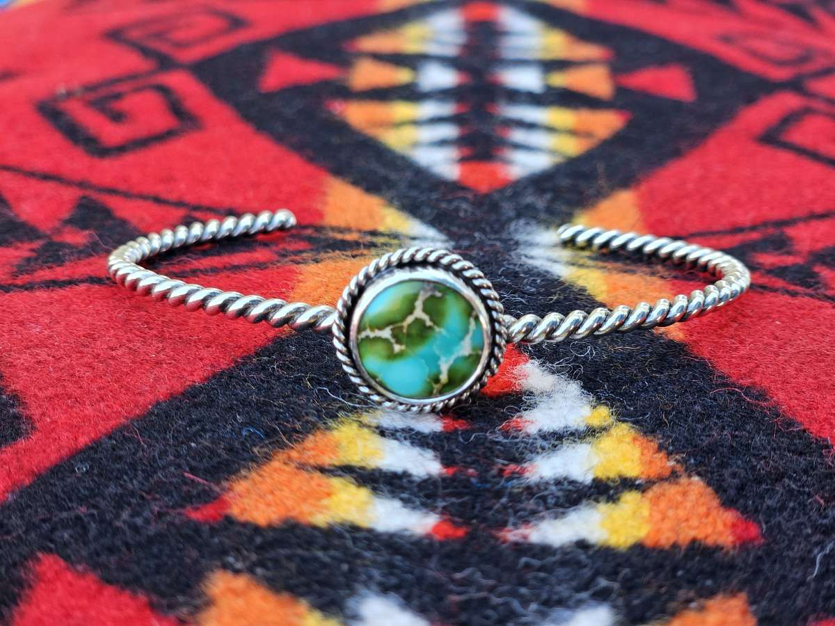 Sonoran Turquoise Circle Cuff