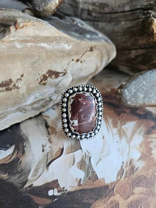 Red Buffalo Statement Ring