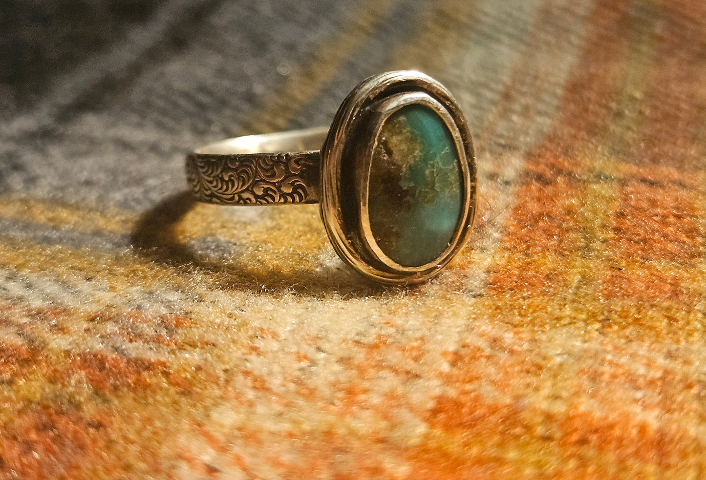 Pilot Mountain Turquoise Ring