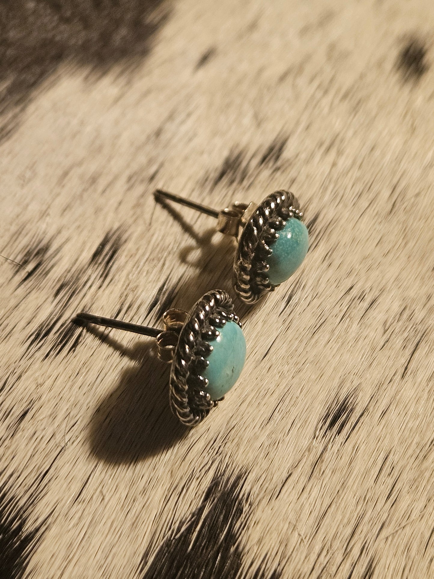 Bluebird Turquoise Stud Earrings