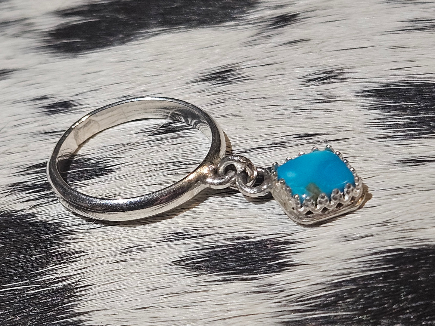 Bandits Mine Turquoise Charm Ring