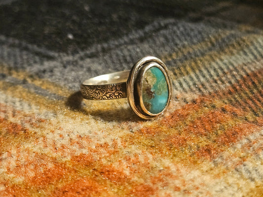 Pilot Mountain Turquoise Ring