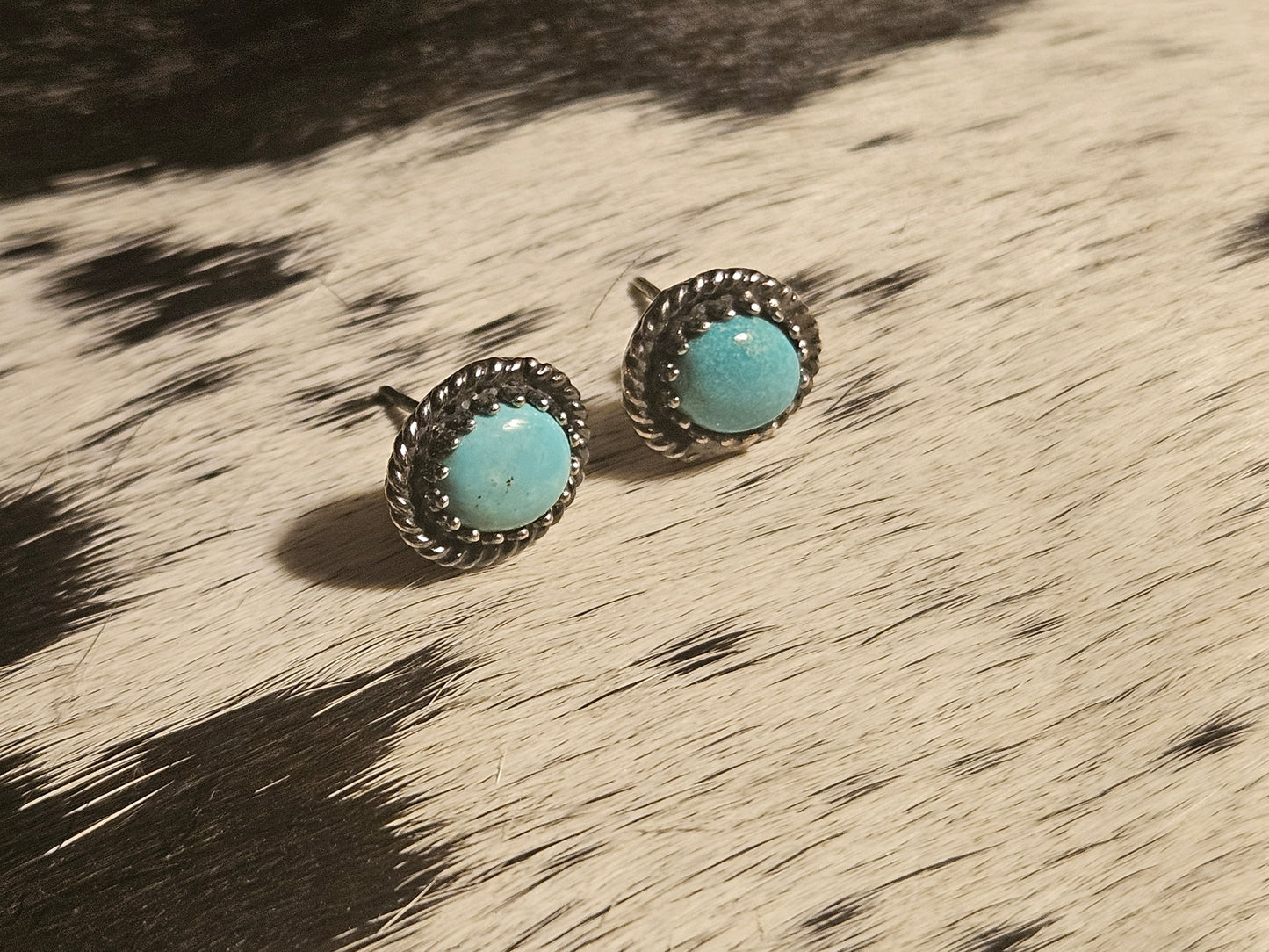 Bluebird Turquoise Stud Earrings